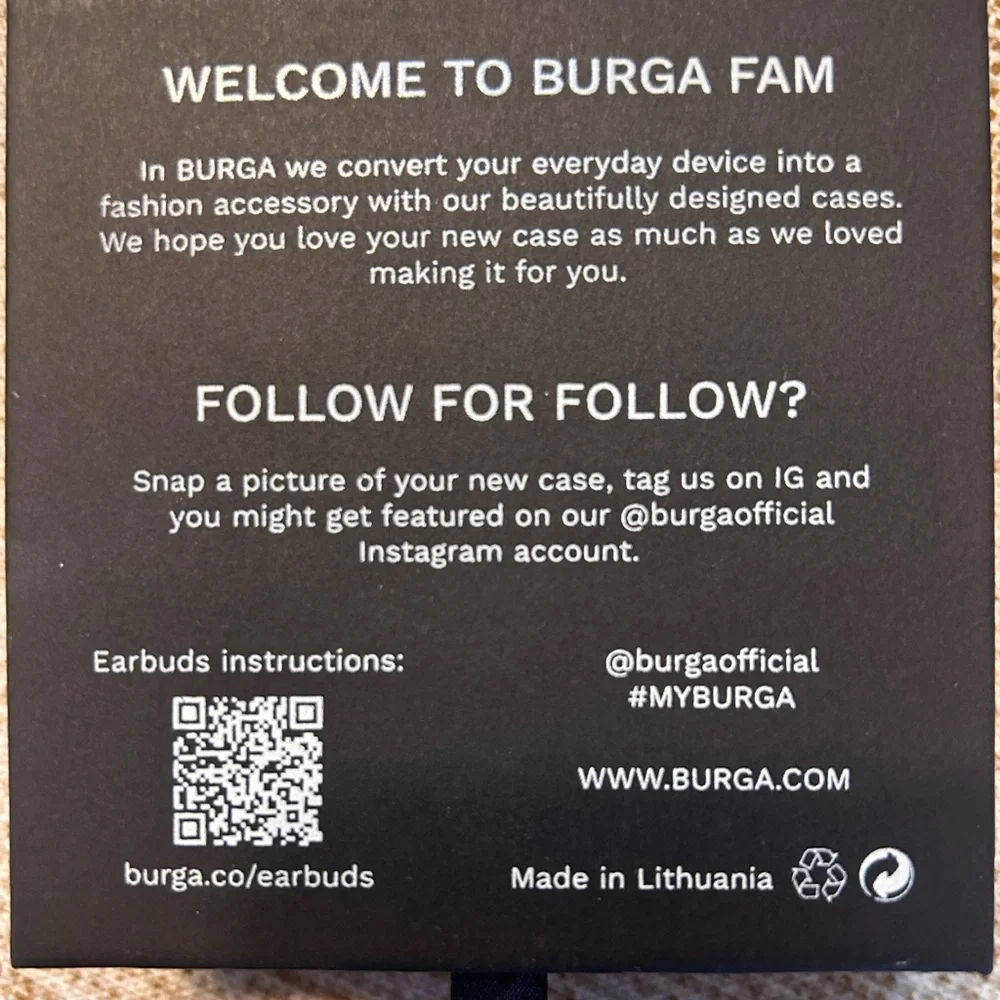Burga Wireless Earbuds Case